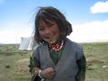 Tiibetilinen nomadi tytt